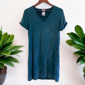 Anthropologie Dolan Left Coast Casual Shift Dress Women’s XS Short Sleeve Green
